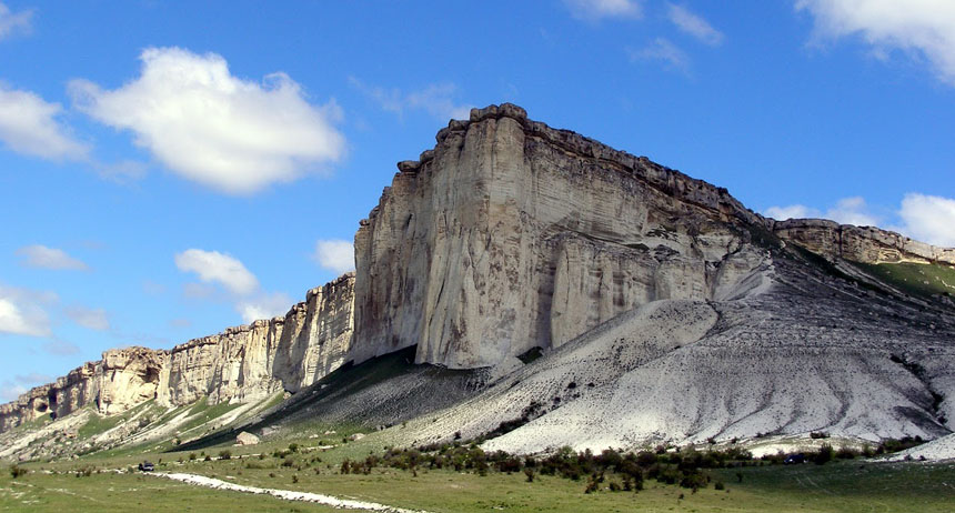 Белая скала в Крыму